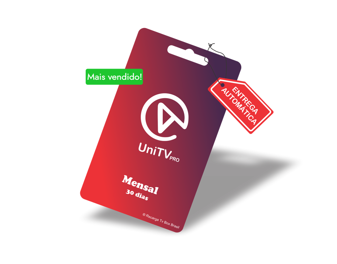 Recarga UniTV 30 Dias